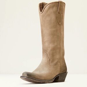 Ariat Memphis Burnt Taupe Suede Western Boots 8B NWT